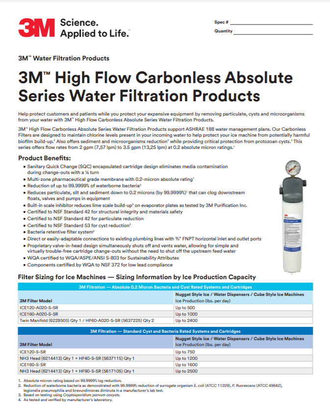 3M™ High Flow Carbonless Absolute